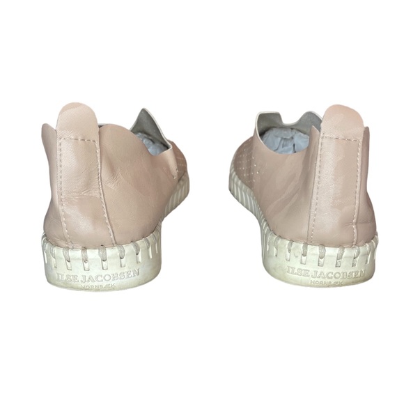 Ilse Jacobsen Tulip Slip On Perforated Leather Sneaker Sz 39 EU 8.5 US - Picture 5 of 9